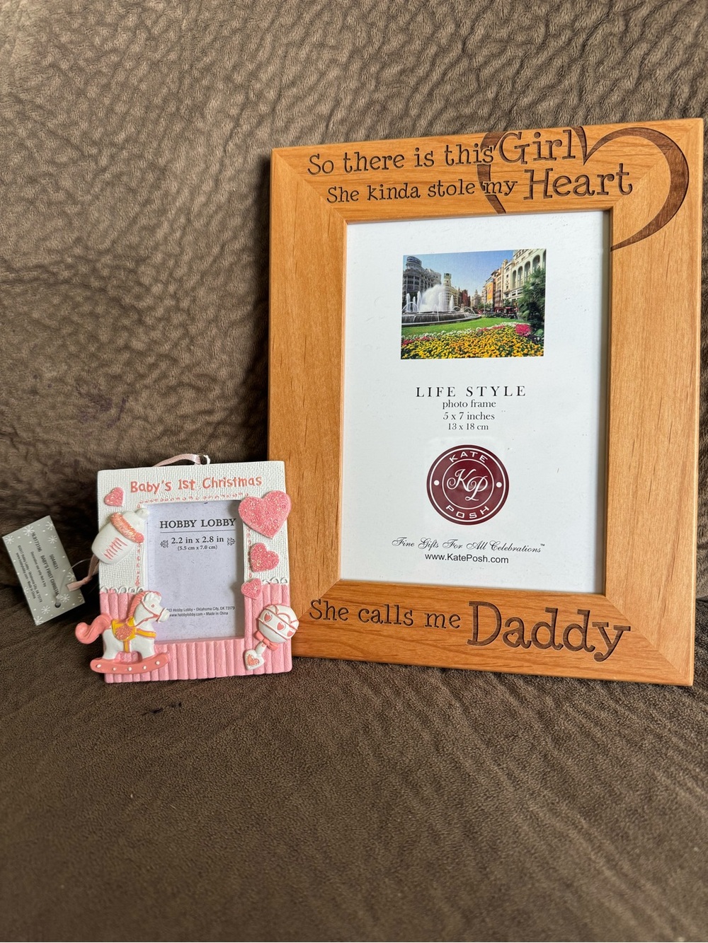 Set of 2 - baby girl picture frames Photo Frame